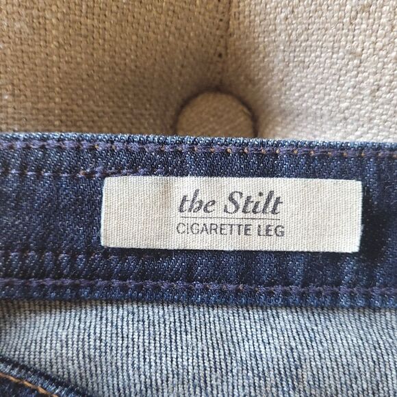 Ag Adriano Goldschmied Blue Stilt Cigarette Leg Womens 24 R - Picture 5 of 12